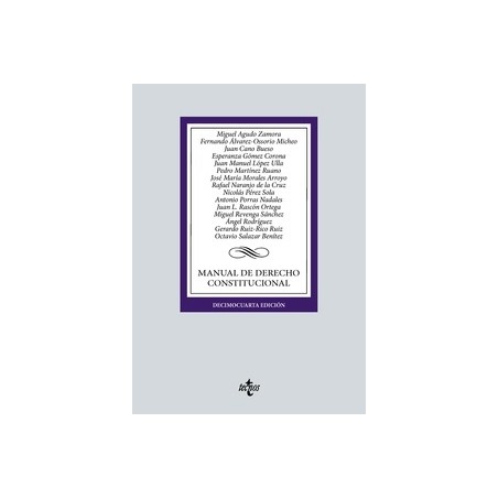 Manual de Derecho Constitucional 14º Edición 2024