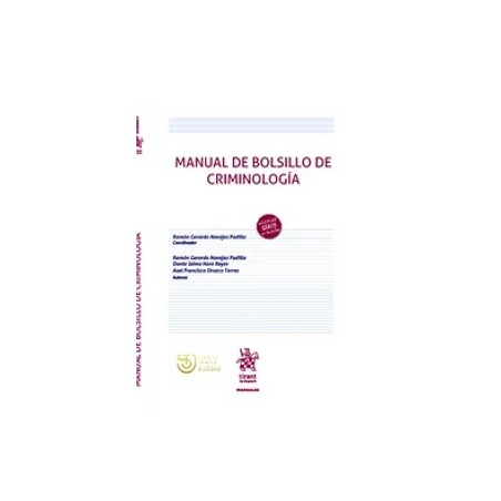 Manual de bolsillo de criminología "Editado en México. Libro IBD (impresión bajo demanda)"