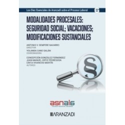 Modalidades procesales: seguridad social, vacaciones, modificaciones sustanciales "nº 6 Los Diez...