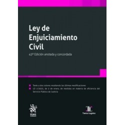 Ley de Enjuiciamiento Civil 45ª Edición Abril 2025 "Anotada y concordada"