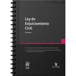 Ley de Enjuiciamiento Civil con anillas 2025 "EN REIMPRESIÓN 20 días"