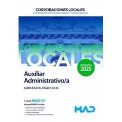 Auxiliar Administrativo/a de Ayuntamientos, Diputaciones y otras Corporaciones Locales. Supuestos...