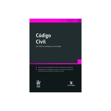 Código Civil 2025 "Edición 32ª anotada y concordada"