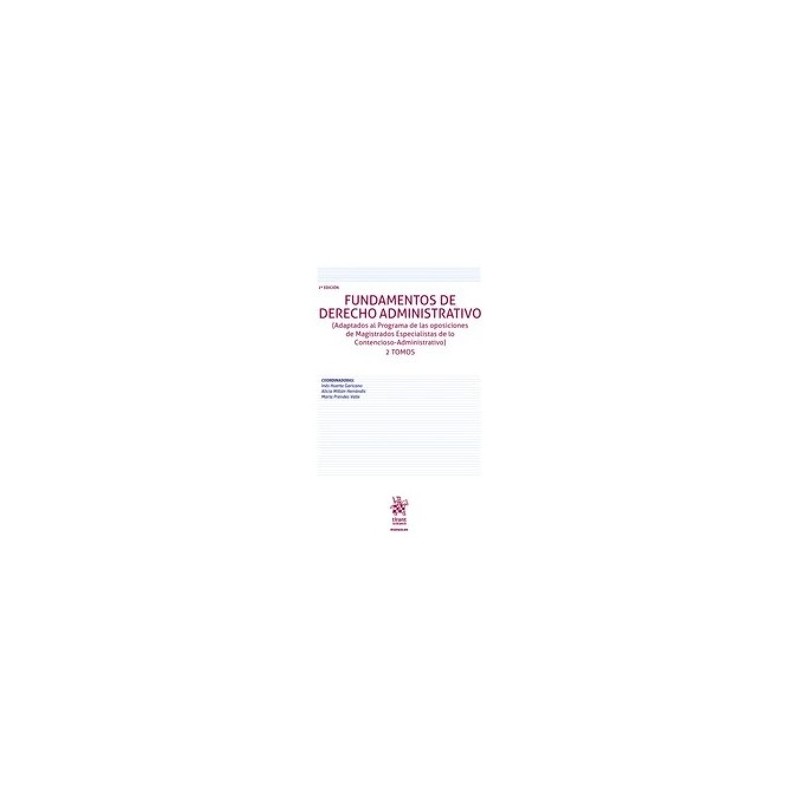 Fundamentos de Derecho Administrativo 2 Tomos