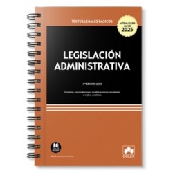 Legislación administrativa 2025 con anillas