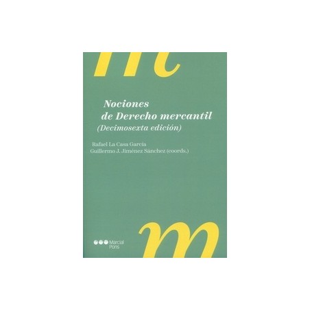 Nociones de derecho mercantil 2024 "próximamente nueva edición"