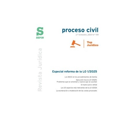 Especial reforma de la LO 1/2025 "Departamento Jurídico de Sepín Procesal Civil"