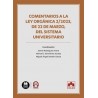 Comentarios a la Ley Orgánica 2/2023, de 22 de marzo, del sistema universitario