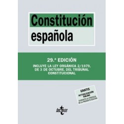 CONSTITUCION ESPAÑOLA 2025. Incluye Ley Orgánica 2/1979, del Tribunal Constitucional "Gratis Actualización OnLine"