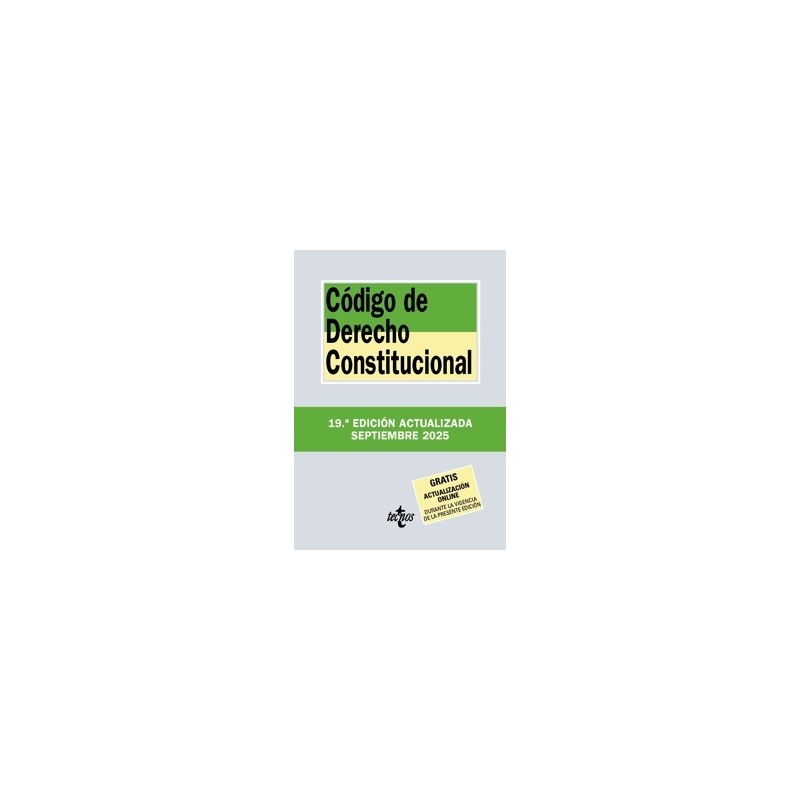 CODIGO DE DERECHO CONSTITUCIONAL 2025 "Gratis Actualización OnLine"
