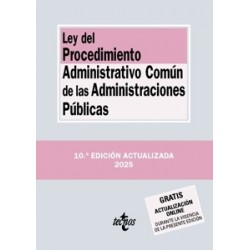 LEY DEL PROCEDIMIENTO ADMINISTRATIVO COMUN DE LAS ADMINISTRACIONES PÚBLICAS 2025 "Gratis...