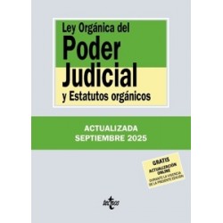 LEY ORGANICA DEL PODER JUDICIAL y Estatutos organicos 2025 "Gratis Actualización OnLine"