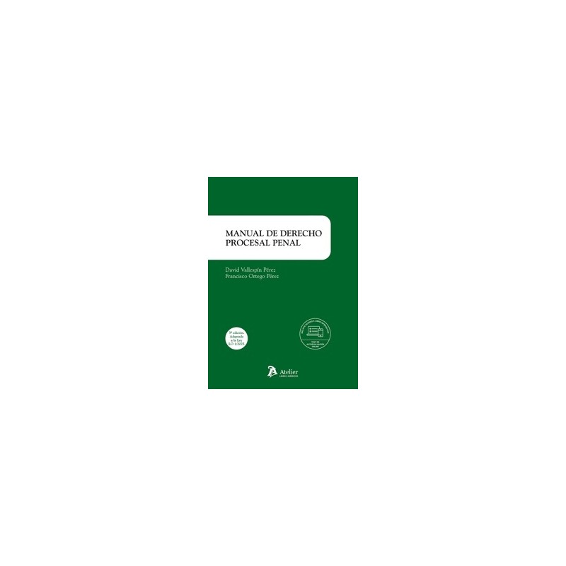Manual de derecho procesal penal "Incluye acceso a libro interactivo"