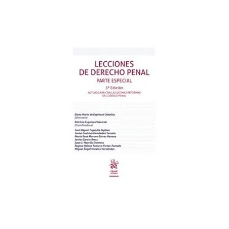 Lecciones de Derecho Penal. Parte Especial "5ª edición 2025"