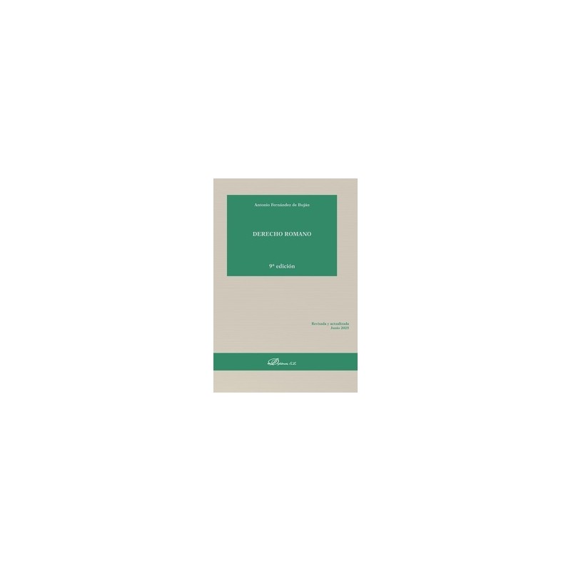 Derecho Romano "9ª Edición 2025"