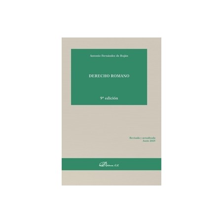 Derecho Romano "9ª Edición 2025"