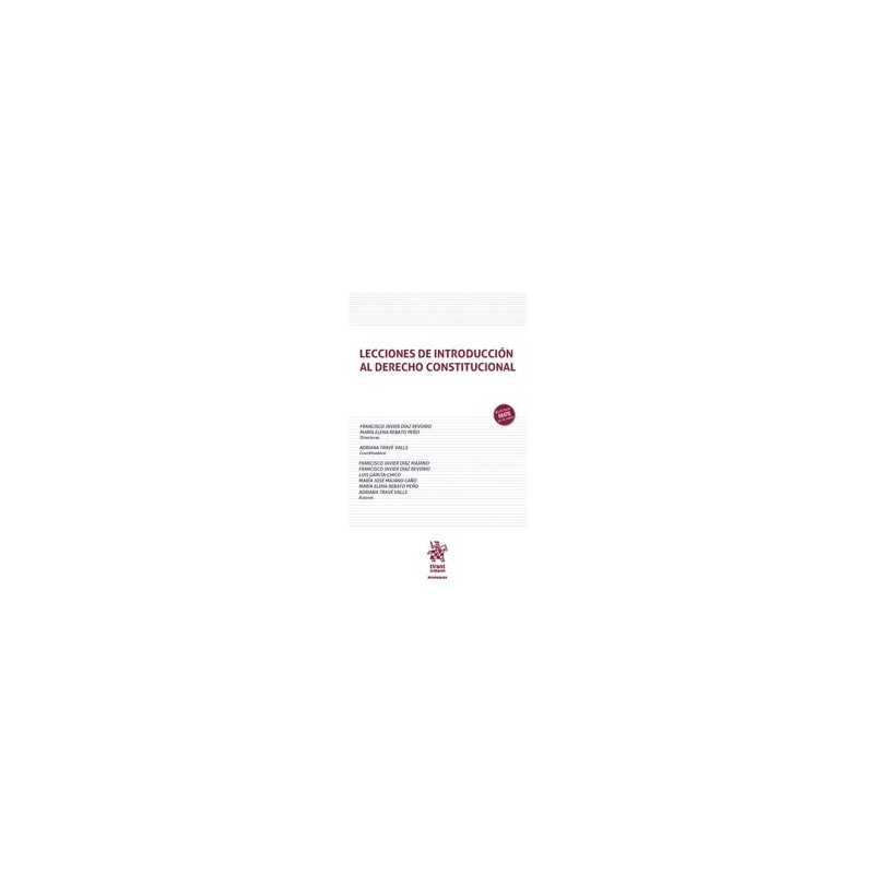 Lecciones de introducción al Derecho Constitucional
