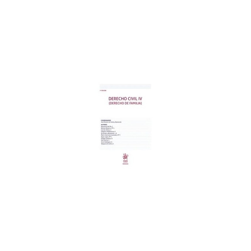 Derecho Civil IV. Derecho de familia "7ª edición 2025"