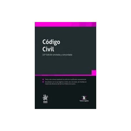 Código Civil "33ª edición 2025 (Papel + Ebook)"