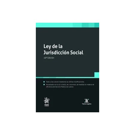 Ley de la Jurisdicción Social "16ª Edición 2025"