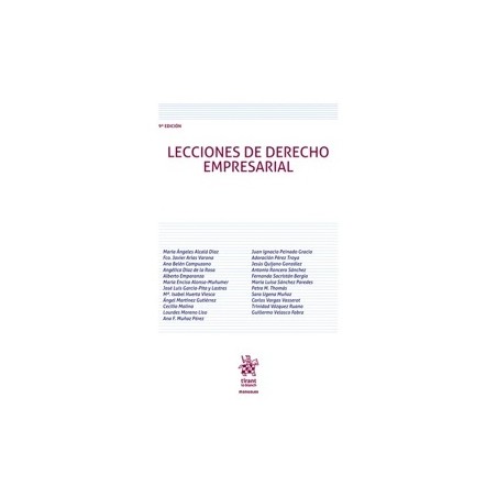 Lecciones de Derecho Empresarial "9ª Edición 2025"