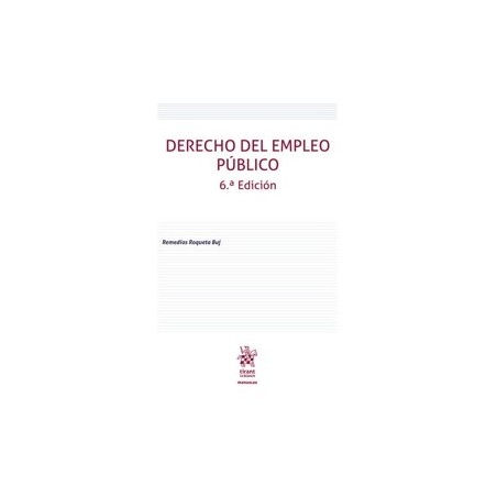 Derecho del empleo publico "6ª Edición 2025"