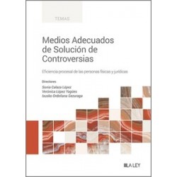 Medios Adecuados de Solución de Controversias "Eficiencia procesal de las personas físicas y...