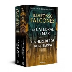 ILDEFONSO FALCONES ED.PACK CON LA CATEDRAL DEL MAR LOS HEREDEROS DE LA TIERRA