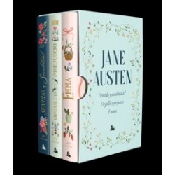 ESTUCHE JANE AUSTEN "Sentido y sensibilidad. Orgullo y prejuicio. Emma"