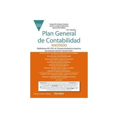 Plan General de Contabilidad ANOTADO 2025