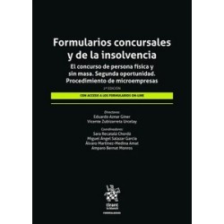 Formularios concursales y de la insolvencia "El concurso de persona física y sin masa. Segunda...