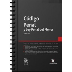 Código Penal y Ley Penal del Menor 5ª Edición 2025 con anillas