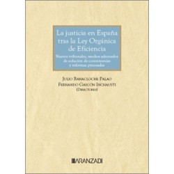 LA JUSTICIA EN ESPAÑA TRAS LA LEY ORGÁNICA DE EFICIENCIA "Nuevos tribunales, medios adecuados de...