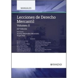 LECCIONES DE DERECHO MERCANTIL. VOLUMEN II "23ª Edición 2025"