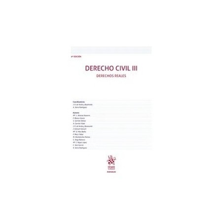 Derecho Civil III. Derechos Reales "9ª edición 2025"