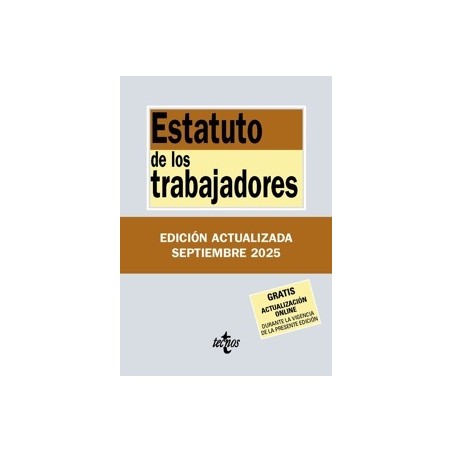 ESTATUTO DE LOS TRABAJADORES 2025 "Gratis Actualización OnLine"