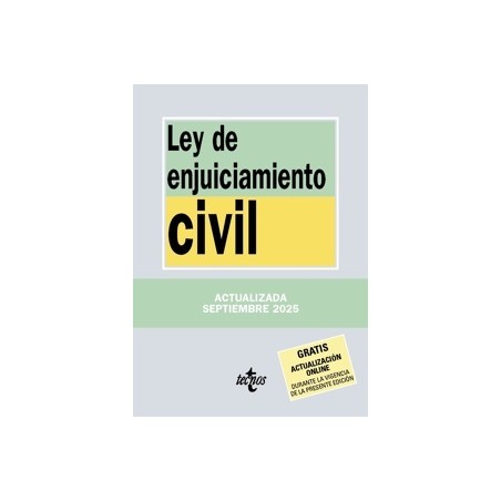 LEY DE ENJUICIAMIENTO CIVIL 2025 "Gratis Actualización OnLine"