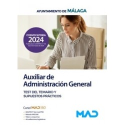 AUXILIAR ADMINISTRACION GENERAL TEST TEMARIO AYUNTO MALAGA