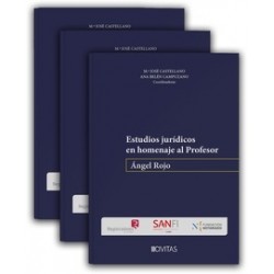 Estudios jurídicos en homenaje al profesor Ángel Rojo '3 volúmenes'