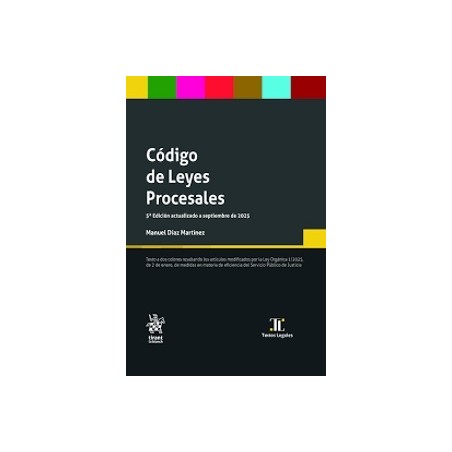 Código de Leyes Procesales 5ª Edición 2025