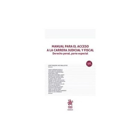 Manual para el acceso a la carrera judicial y fiscal. Derecho penal, parte especial (Papel + Ebook)