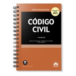 Código civil 2025 con anillas  (Papel + Ebook)