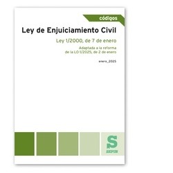 Ley de Enjuiciamiento Civil 2025 'Adaptada a la reforma de la LO 1/2025, de 2 de enero'
