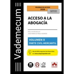 Vademecum Acceso a la abogacía. Volumen II. Parte específica civil-mercantil 'Temario...