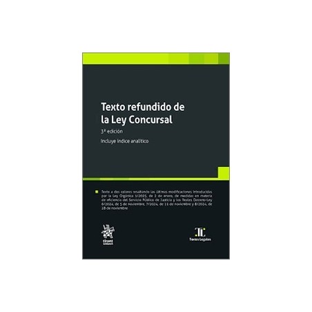 Texto refundido de la Ley Concursal 2025