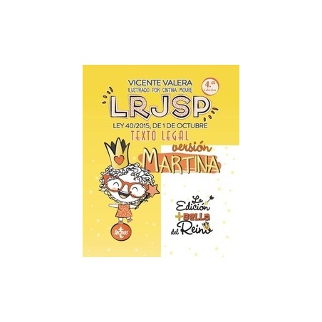 LRJSP VERSIÓN MARTINA 'Ley 40/2015 de 1 de octubre. Texto Legal'