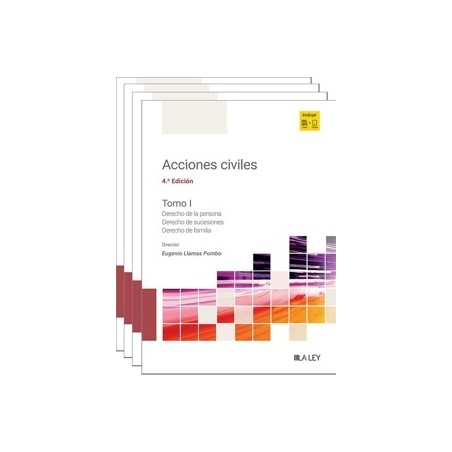 Acciones Civiles. (4 Tomos) (Papel + Digital)