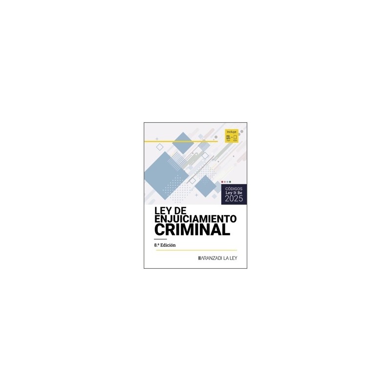 Ley de Enjuiciamiento Criminal (LeyItBe) 2025 (Papel + Ebook)