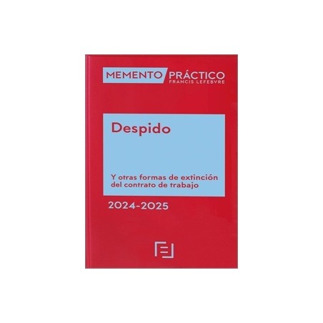 Memento Despido 2026-2027. Y otras formas de extinción del contrato de trabajo