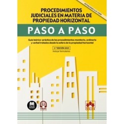 Procedimientos judiciales en materia de propiedad horizontal. Paso a paso